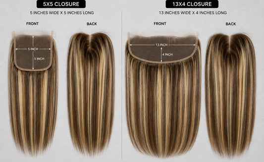 Raw latto blond collection closure
