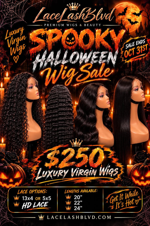 🎃 HALLOWEEN SALE — LUXURY VIRGIN WIGS